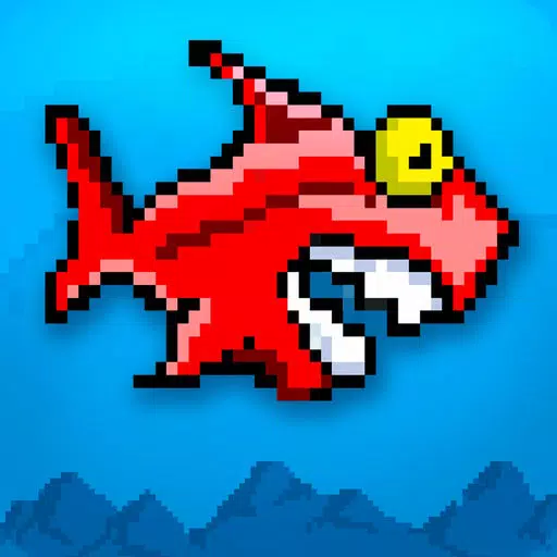 A Flappy Mega Shark FREE: Eats Tiny Bird Fish Adventure