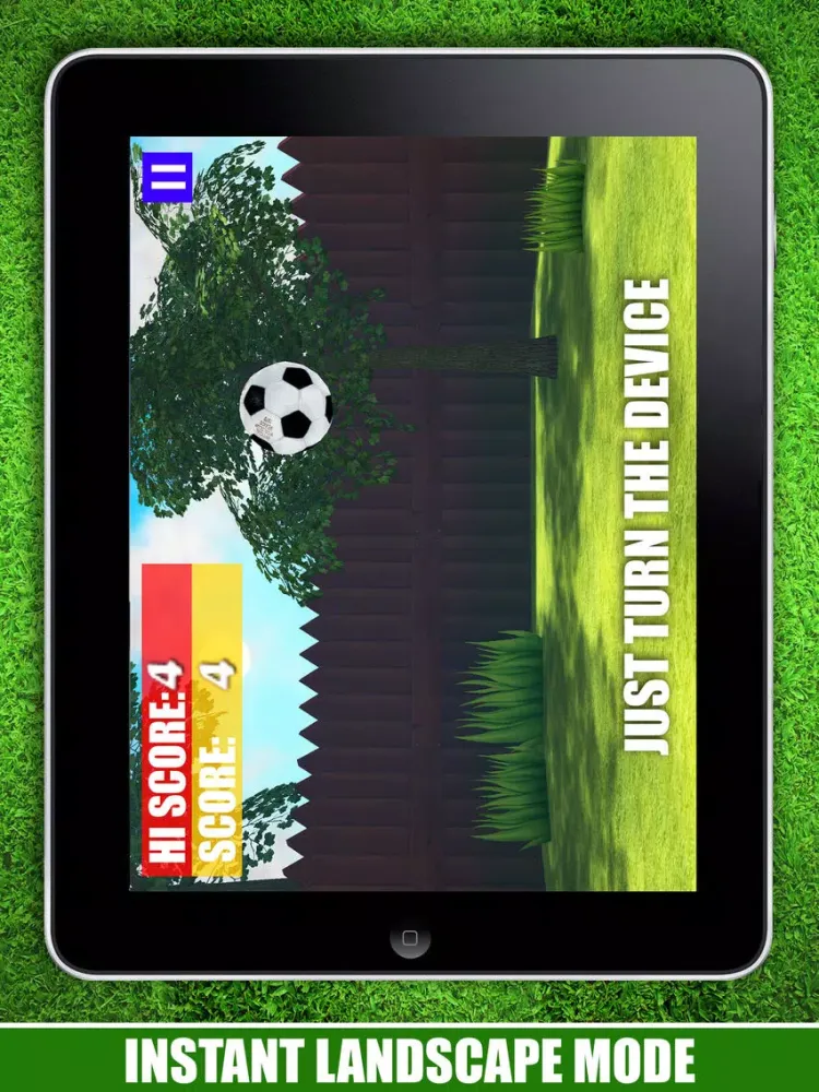 A Keepy Uppy 3D : Kick Ups - The Best Super Soccer Ball Juggling Football Skills Game 2014 iPad  스크린샷
