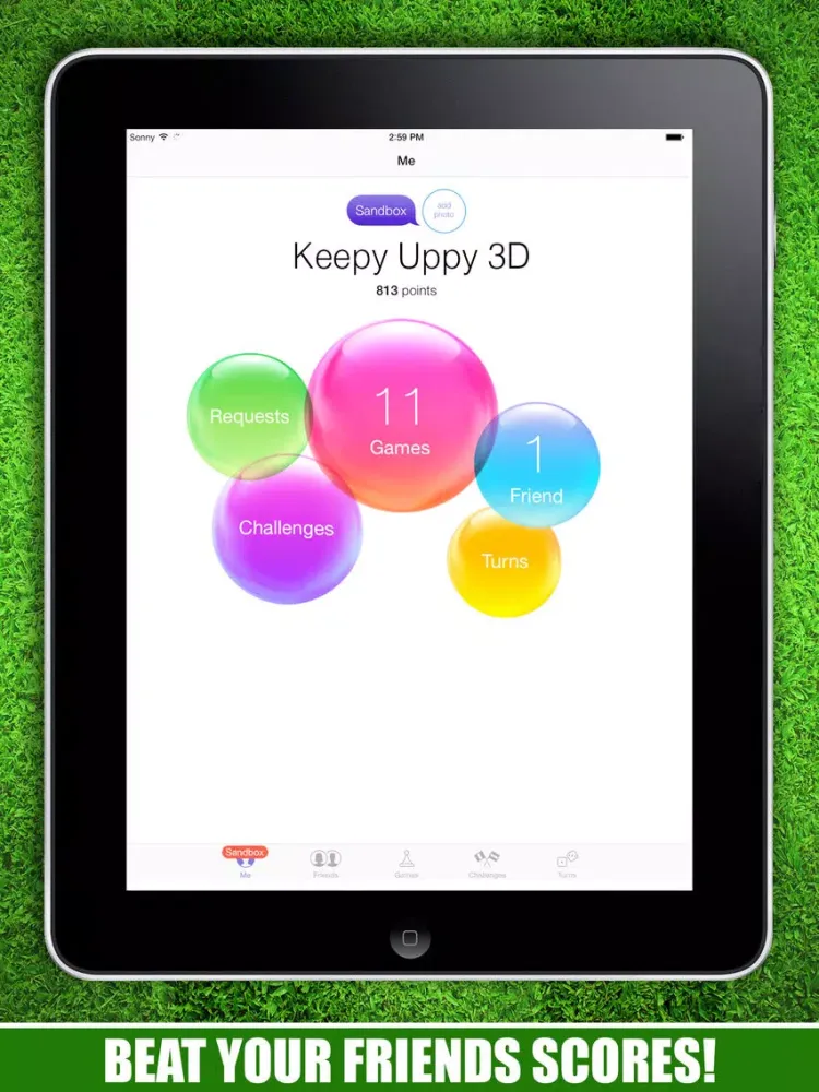 A Keepy Uppy 3D : Kick Ups - The Best Super Soccer Ball Juggling Football Skills Game 2014 iPad  스크린샷