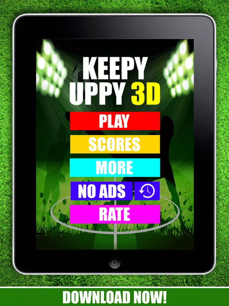 A Keepy Uppy 3D : Kick Ups - The Best Super Soccer Ball Juggling Football Skills Game 2014 iPad  스크린샷