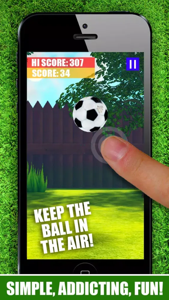 A Keepy Uppy 3D : Kick Ups - The Best Super Soccer Ball Juggling Football Skills Game 2014 스크린샷