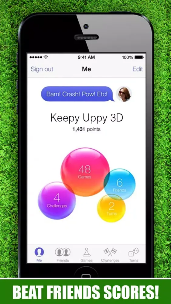 A Keepy Uppy 3D : Kick Ups - The Best Super Soccer Ball Juggling Football Skills Game 2014 스크린샷