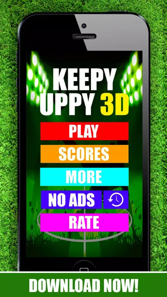 A Keepy Uppy 3D : Kick Ups - The Best Super Soccer Ball Juggling Football Skills Game 2014 스크린샷