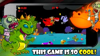 Tangkapan skrin A Zombie Dragon Rider in The City : FREE Flying & Shooting Multiplayer Games - By Dead Cool Apps