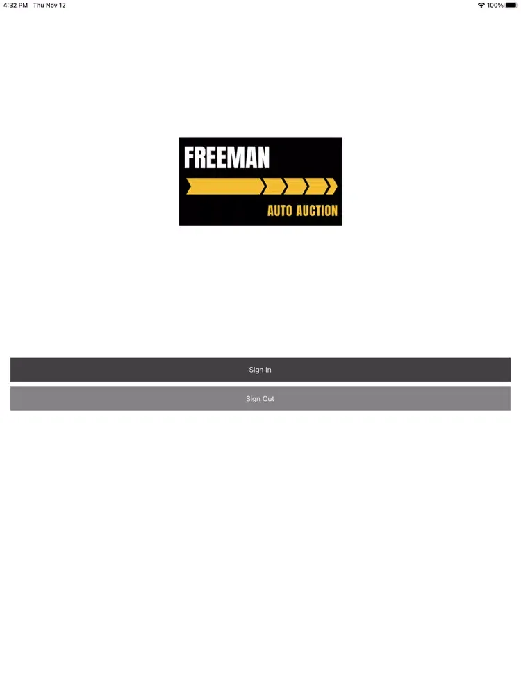 Capturas de pantalla de Freeman Auto Auction iPad 