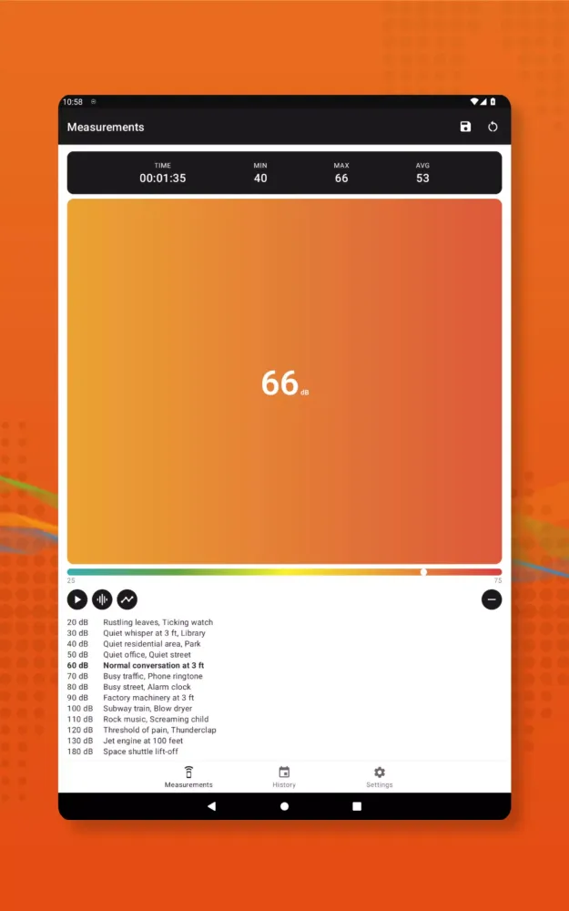 Decibel Meter - Sound Meter Screenshots