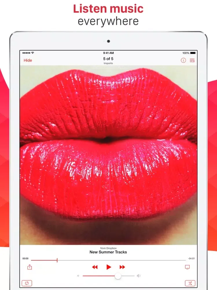 Any Cloud Music - Offline Audio Player & Streaming iPad  Screenshots