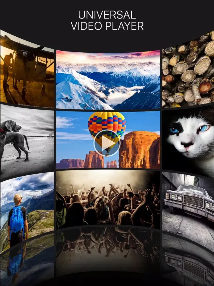 AnyCloud Video - Offline Media Player, File Manager for Cloud Drives iPad 应用截图
