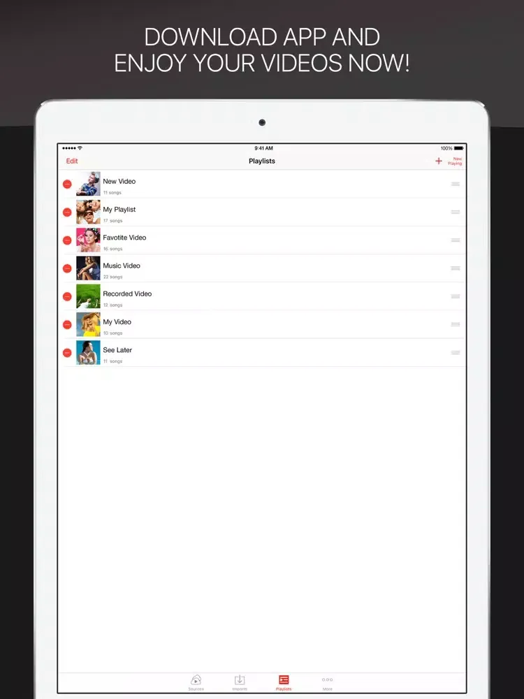 AnyCloud Video - Offline Media Player, File Manager for Cloud Drives iPad 应用截图