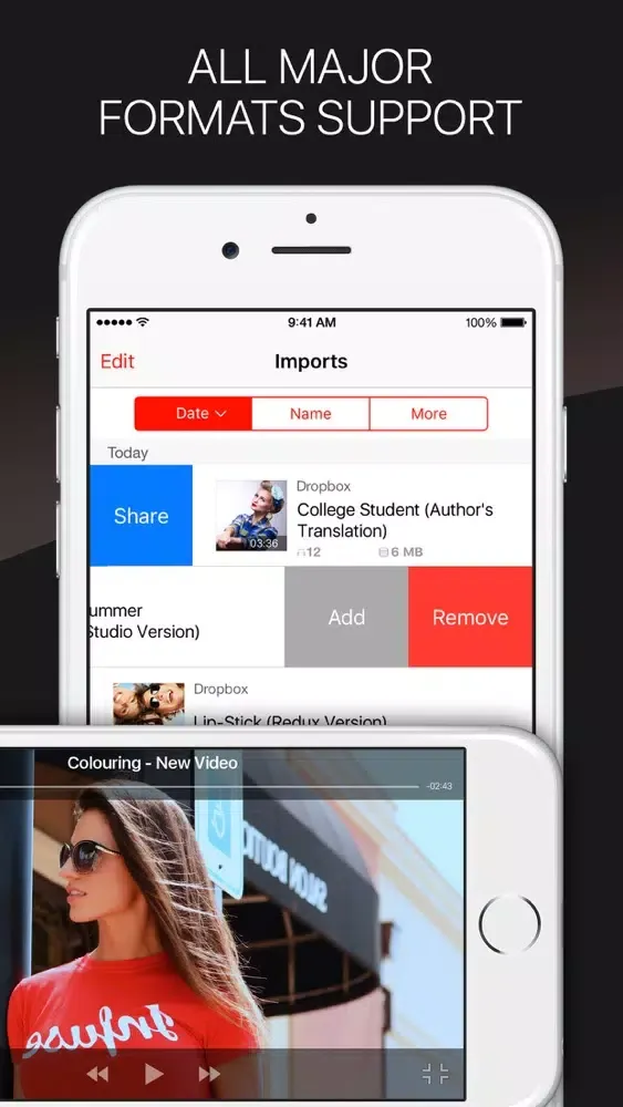 AnyCloud Video - Offline Media Player, File Manager for Cloud Drives应用截图