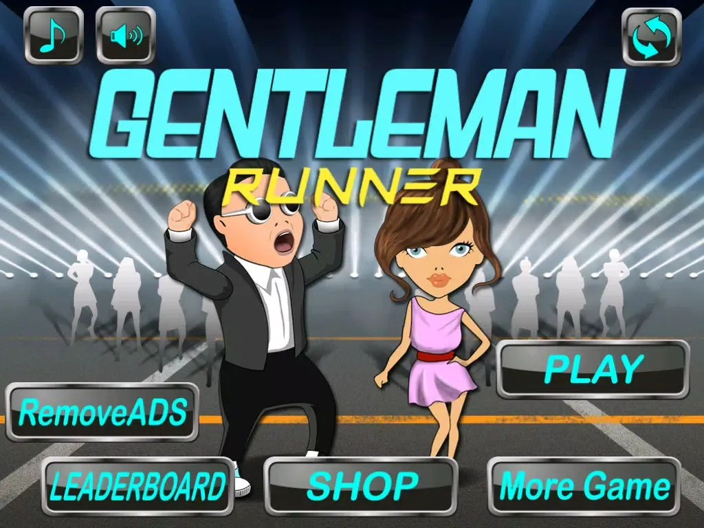 Gentleman Run - PSY Gangnam Dancing Edition iPad  스크린샷
