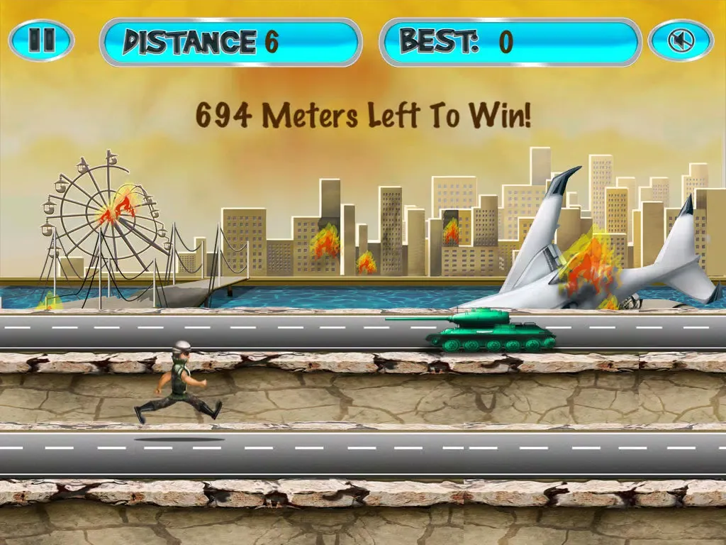 تصاویر War Battle Crime Run : Joe the Modern Soldier Edition iPad 