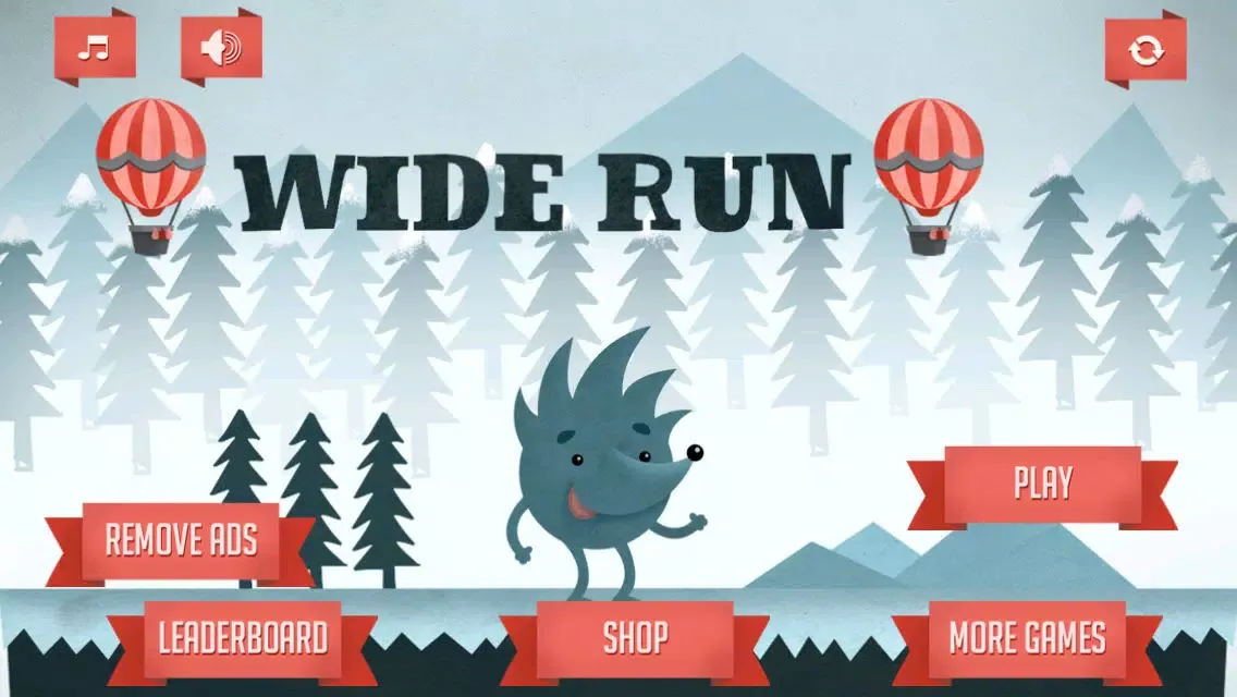 Screenshot di Wide Run : Hedgehog vs. Sonic Speed Sky Owls