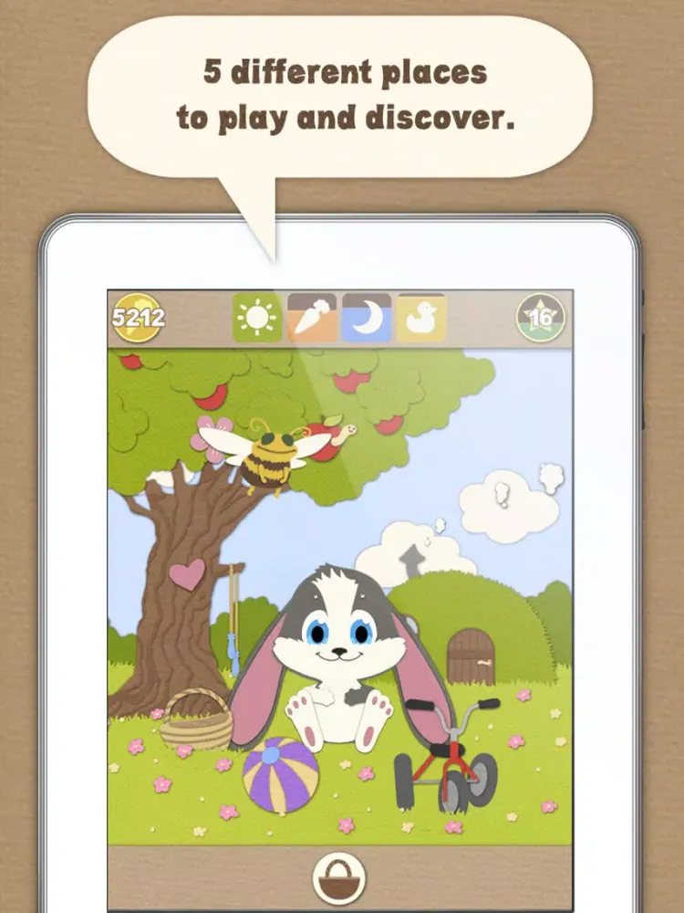 Tangkapan layar Schnuffel Bunny - Virtual Pet iPad 