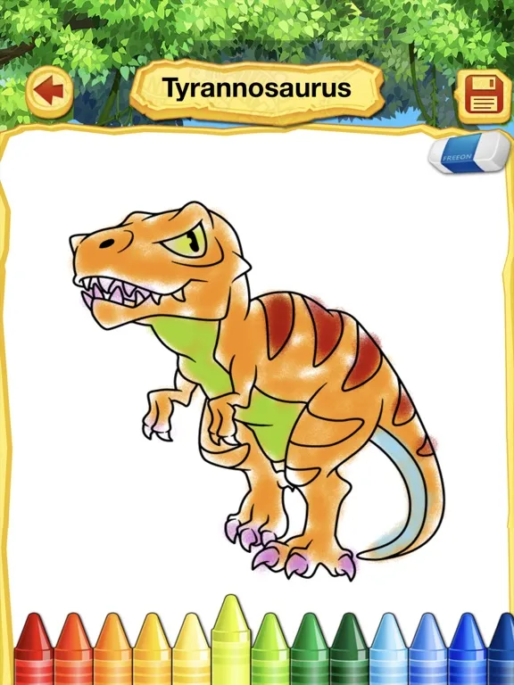 Zrzuty ekranu Play Dino Painting : Dinosaurs iPad 