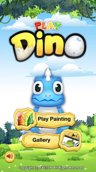 Zrzuty ekranu Play Dino Painting : Dinosaurs