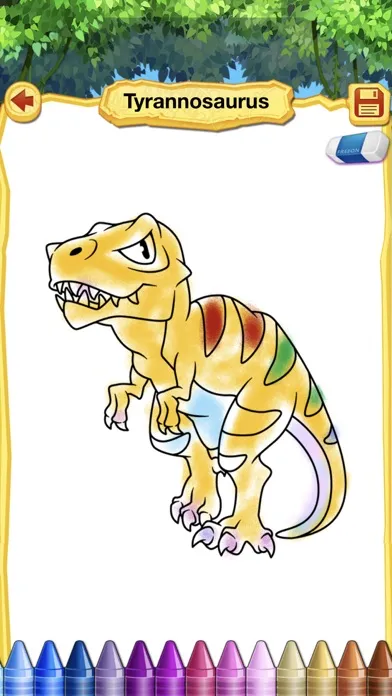 Zrzuty ekranu Play Dino Painting : Dinosaurs