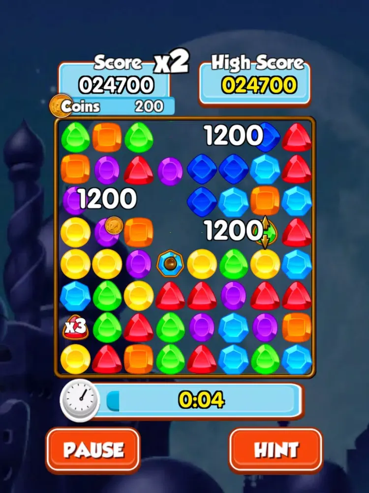 Ảnh chụp màn hình của Bedazzled Gems iPad 