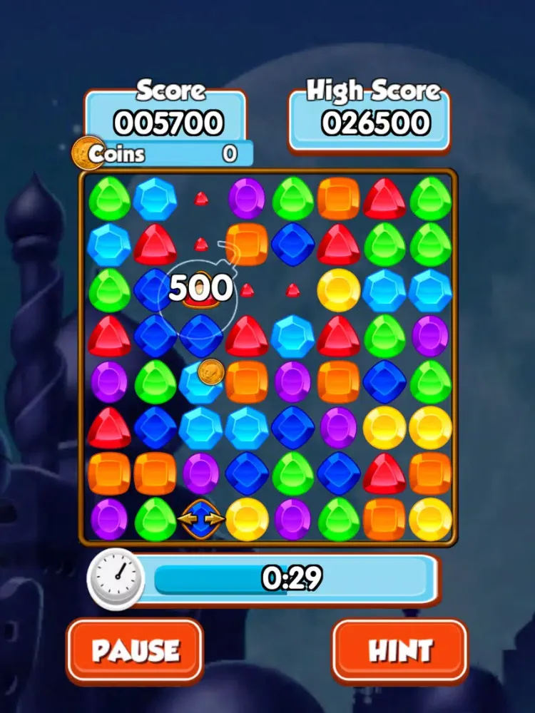 Ảnh chụp màn hình của Bedazzled Gems iPad 