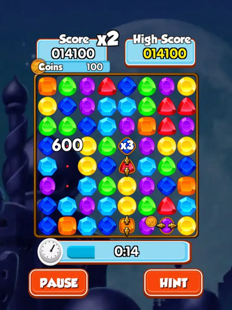 Ảnh chụp màn hình của Bedazzled Gems iPad 