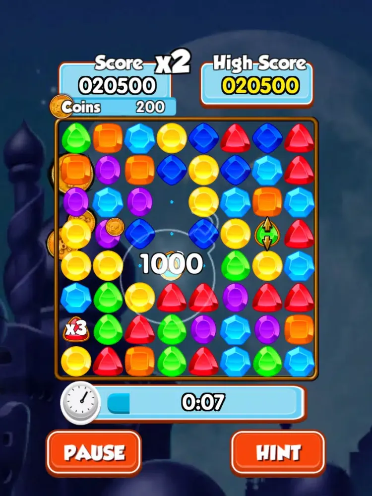 Ảnh chụp màn hình của Bedazzled Gems iPad 