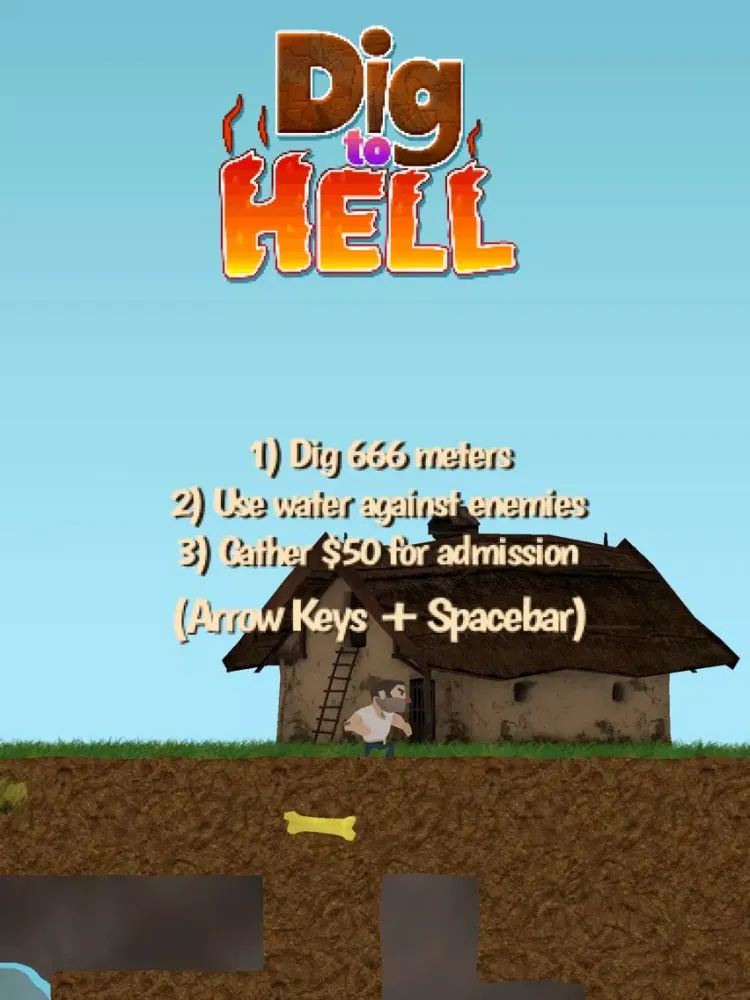Dig To Hell: Adventure Game iPad  سکرین شاٹس