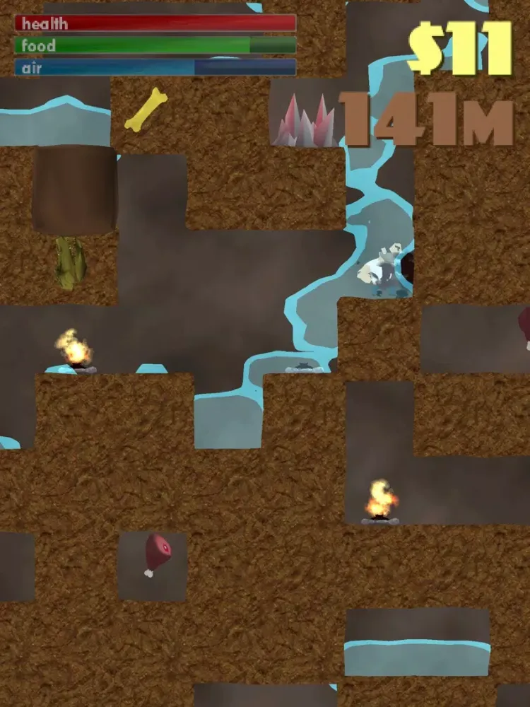 Dig To Hell: Adventure Game iPad  سکرین شاٹس