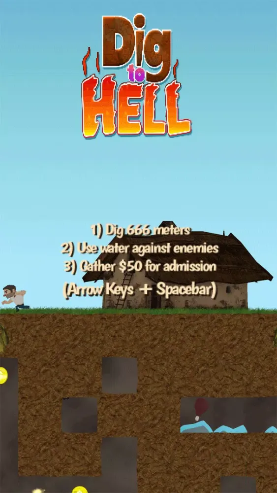 Dig To Hell: Adventure Game سکرین شاٹس