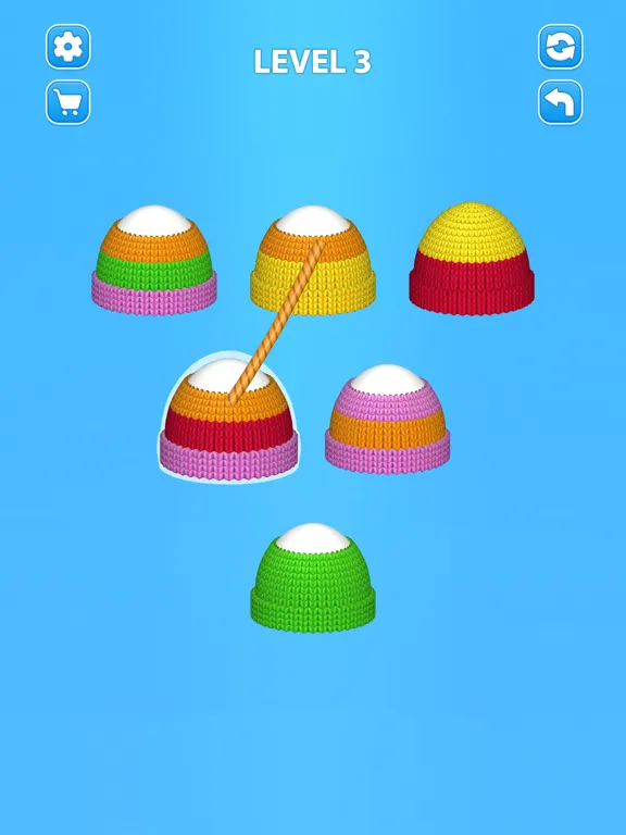 Cozy Knitting: Color Sort Game iPad  سکرین شاٹس