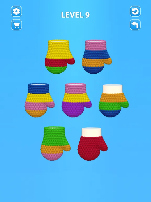 Cozy Knitting: Color Sort Game iPad  سکرین شاٹس