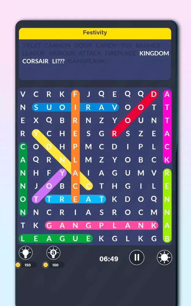 Word Search سکرین شاٹس