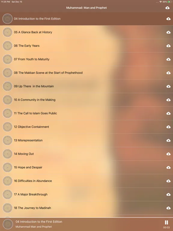 Capturas de tela do Muhammad: Man and Prophet iPad 