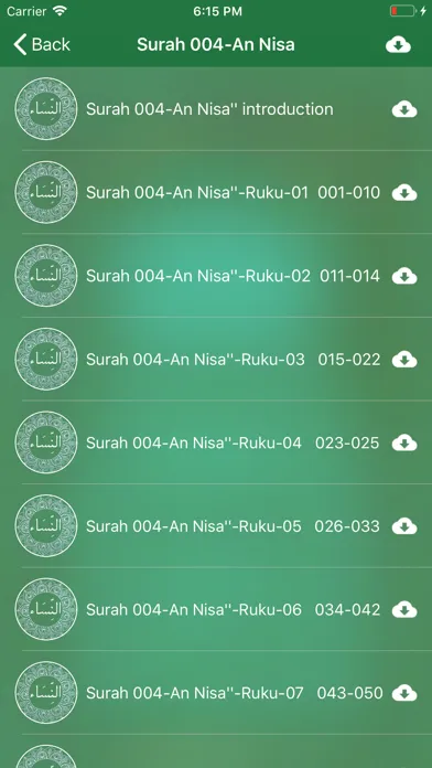 Ảnh chụp màn hình của Tafheem ul Quran Full Audio