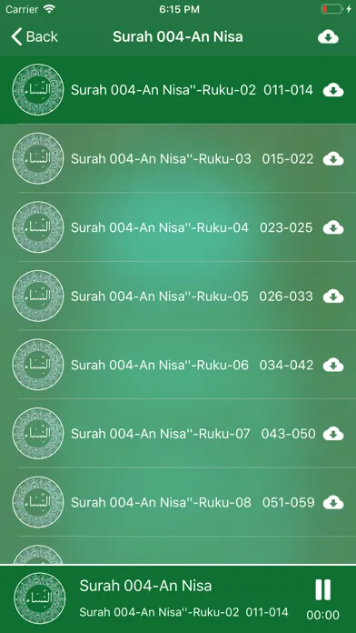 Ảnh chụp màn hình của Tafheem ul Quran Full Audio