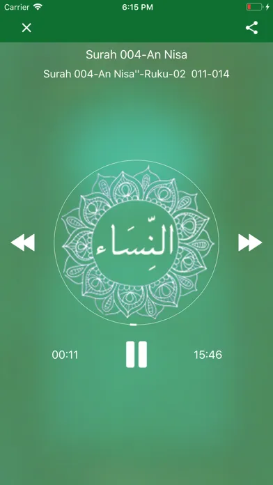 Ảnh chụp màn hình của Tafheem ul Quran Full Audio