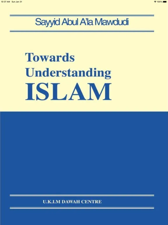 Zrzuty ekranu Understanding Islam - Maududi iPad 