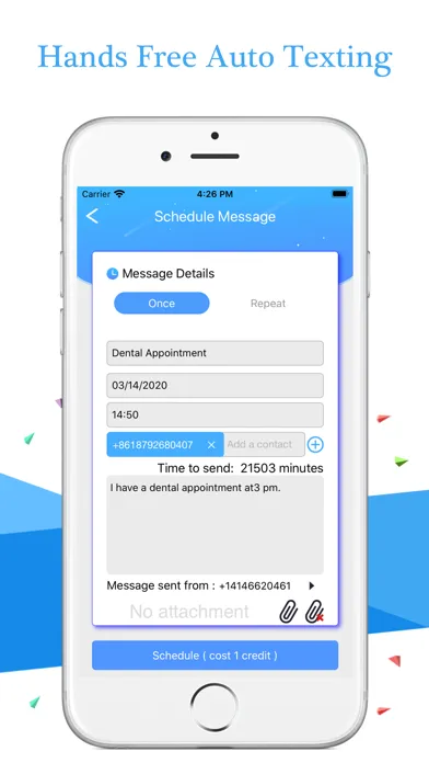 AutoSender - Automatic Texting स्क्रीनशॉट