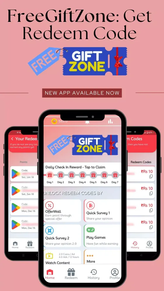 Get Redeem Code - FreeGiftZone應用截圖