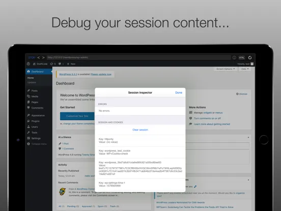 Tangkapan layar DraftCode for PHP IDE iPad 