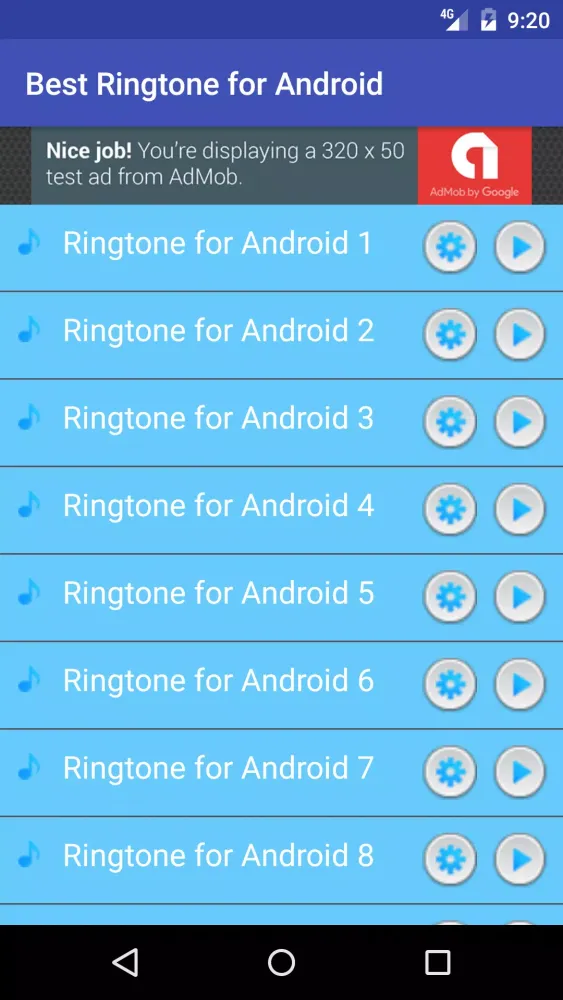 Tangkapan layar Best HD Ringtone for Android