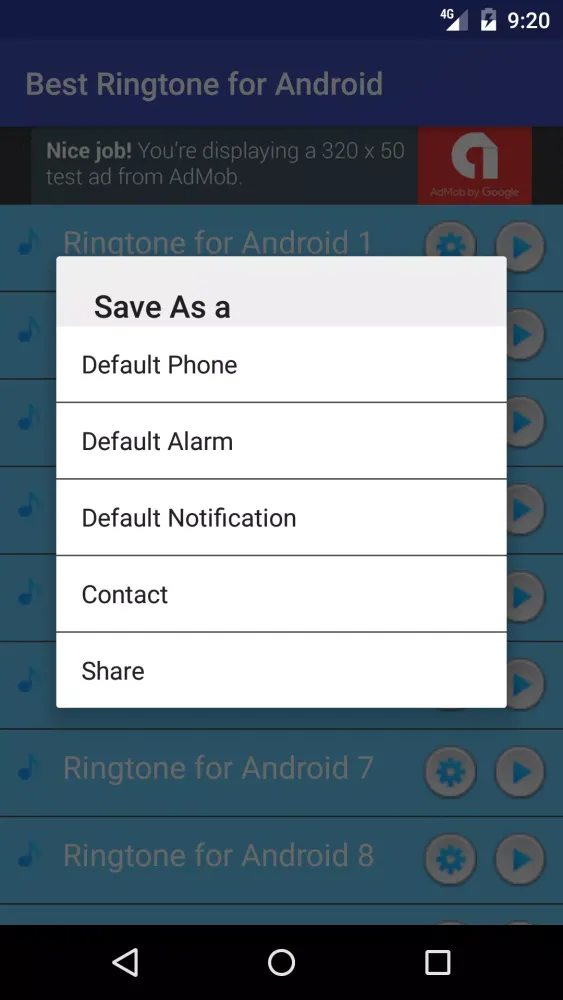 Tangkapan layar Best HD Ringtone for Android