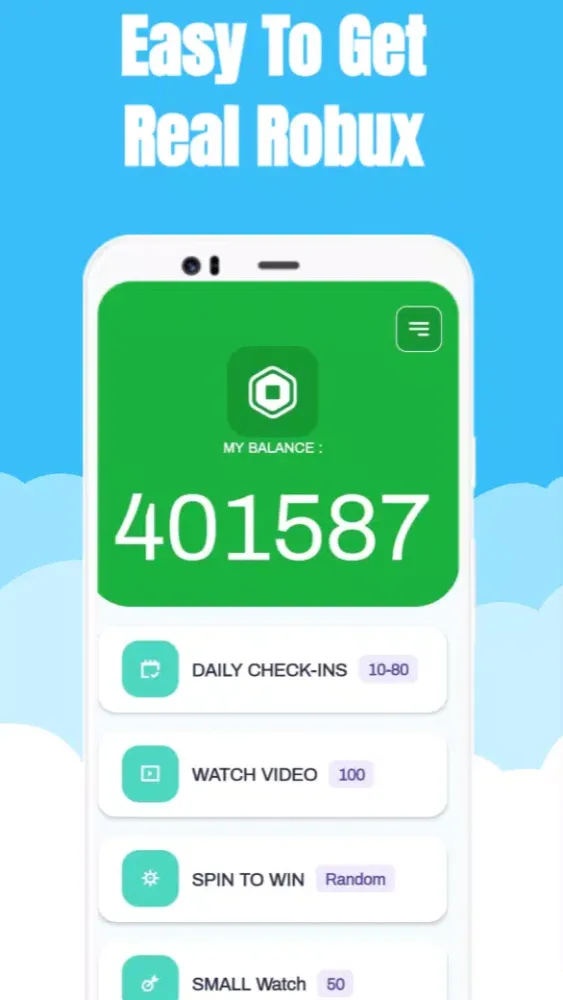 Ảnh chụp màn hình của Robux Easy Spin
