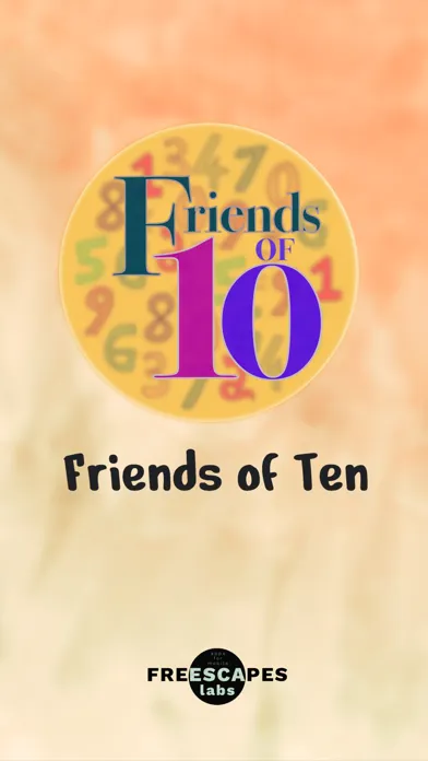 Tangkapan layar Friends Of Ten Math Drill Game