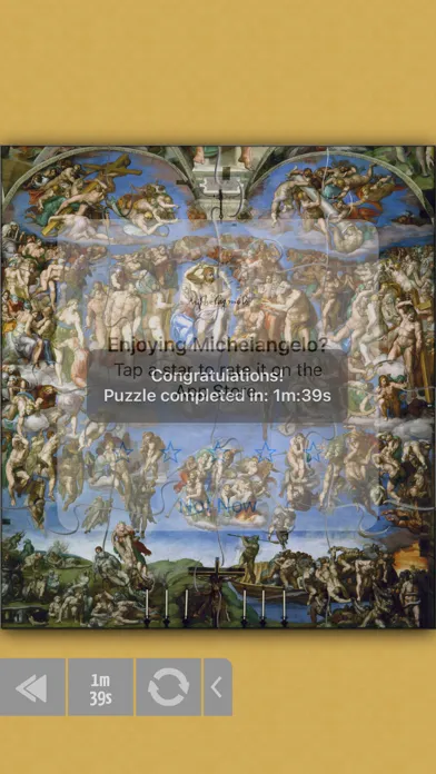 Michelangelo Jigsaw Puzzle Screenshots