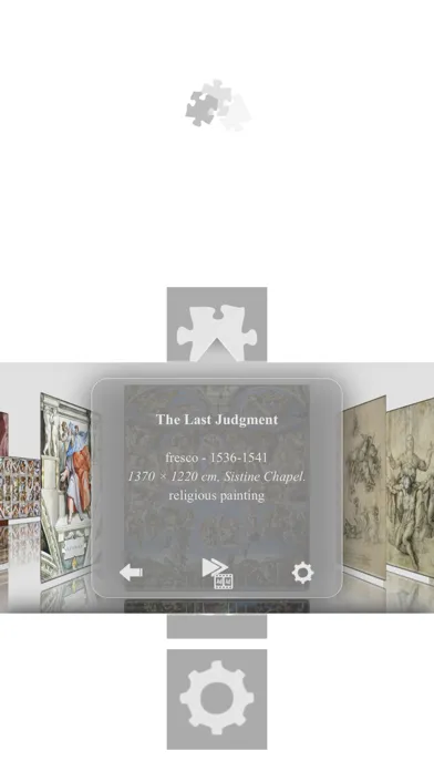 Michelangelo Jigsaw Puzzle Screenshots