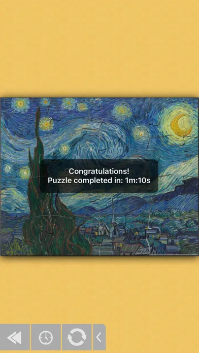 Captures d'écran de Van Gogh Jigsaw Puzzles