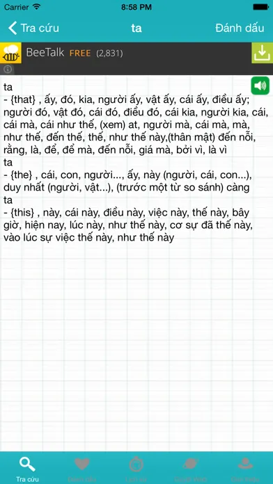 CZEDict - Từ điển Séc - Việt Screenshots