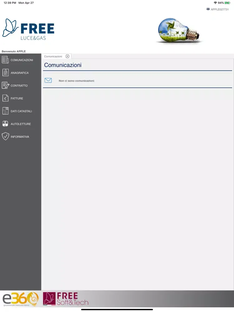 E360 Free Luce & Gas iPad 应用截图