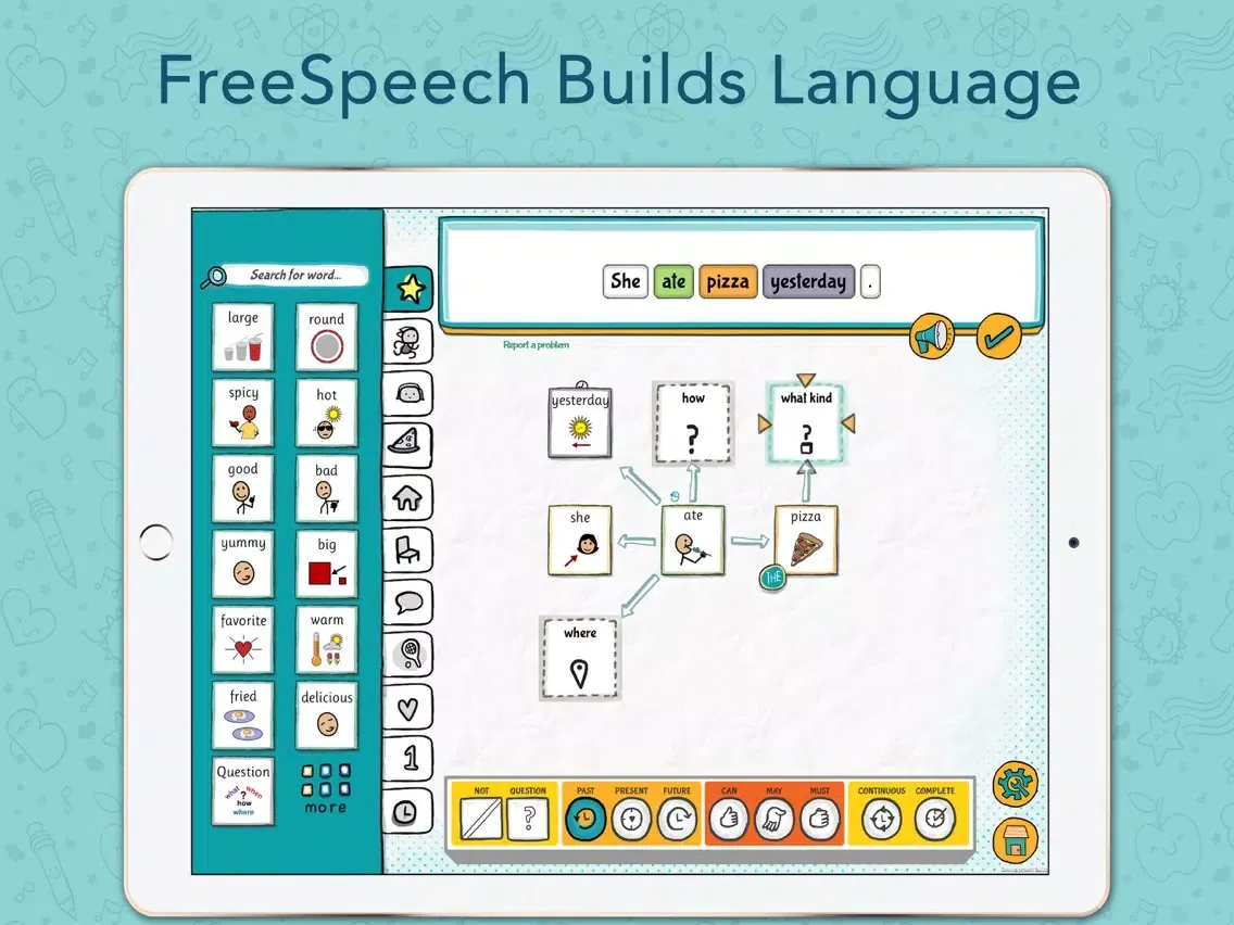 تصاویر Avaz FreeSpeech for Schools iPad 
