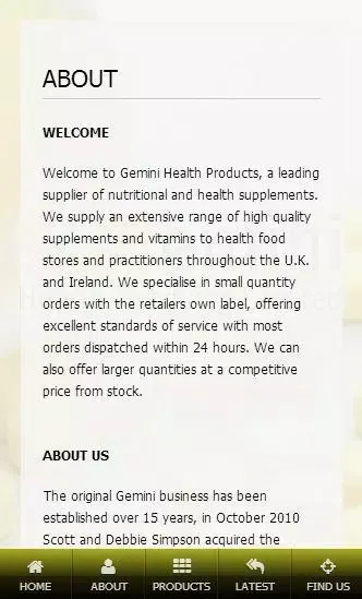 Gemini Health Products Screenshots